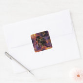 leeuwstickers vierkante sticker (Envelop)