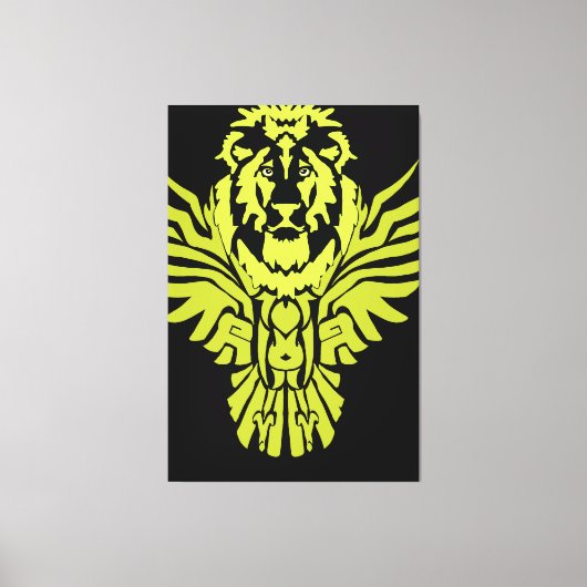 LeeuwUil Canvas Afdruk (Voorkant)