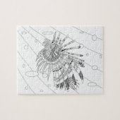 Leeuwvis Volwassenen Kleurplaat Puzzel (Horizontaal)