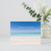 Leeward Beach Feestdagenkaart (Staand voorkant)