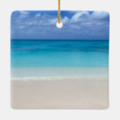 Leeward Beach | Foto van Turks- en Caicoseilanden Keramisch Ornament (Achterkant)
