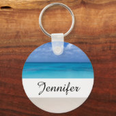 Leeward Beach | Foto van Turks- en Caicoseilanden Sleutelhanger (Voorkant)