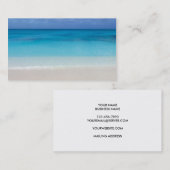 Leeward Beach | Foto van Turks- en Caicoseilanden Visitekaartje (Voorkant / Achterkant)