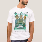 Leeway Mannen White T-Shirt (Voorkant)