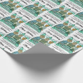 Leeway Senior Birthday Wrapping Paper Cadeaupapier (Hoek)