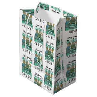 Leeway Senior Verjaardag Medium Gift Bag Cadeauzakje