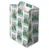 Leeway Senior Verjaardag Medium Gift Bag Cadeauzakje (Achterkant Gekanteld)