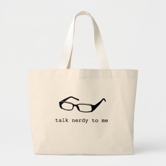 lef voor me grote tote bag (Voorkant)