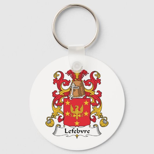 Lefebvre Family Crest Sleutelhanger (Voorkant)