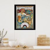 Lefevre Biscuits Vintage Posters (Keuken)