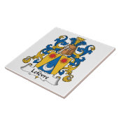 Lefevre Family Crest Tegeltje (Zijkant)