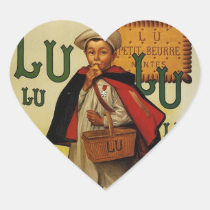 Lefevre Lu Lu Biscuit Boy in Kaapstad Hart Sticker