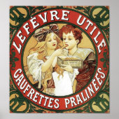 Lefevre Utile by Alphonse Mucha Poster (Voorkant)
