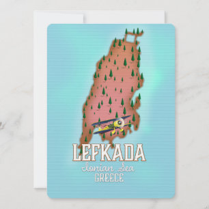 Lefkada Greece reisposter.