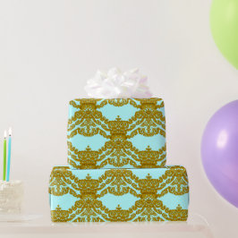 LeFleure Beauful Damask French Cadeaupapier