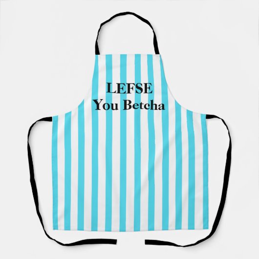 Lefse Aqua Striped All-Over Print Schort (Voorkant)