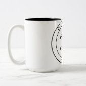 Lefse & Coffee - Ontbijten van Vikings-Mok Tweekleurige Koffiemok (Links)