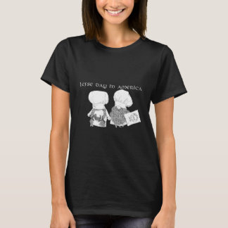 Lefse Day in America - zwart-wit T-shirt met troll