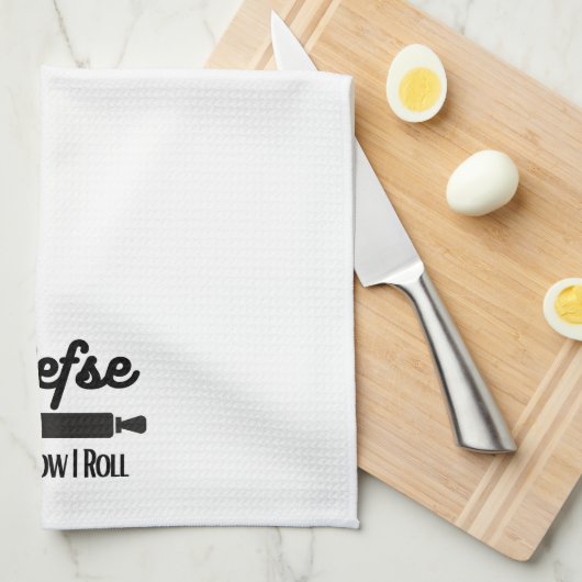 Lefse Het is hoe ik keukenhanddoek kan rollen (Quarter Fold)