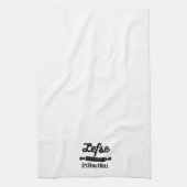 Lefse Het is hoe ik keukenhanddoek kan rollen (Verticaal)