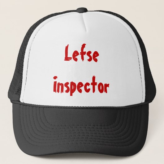Lefse Inspecteur Trucker Pet (Voorkant)