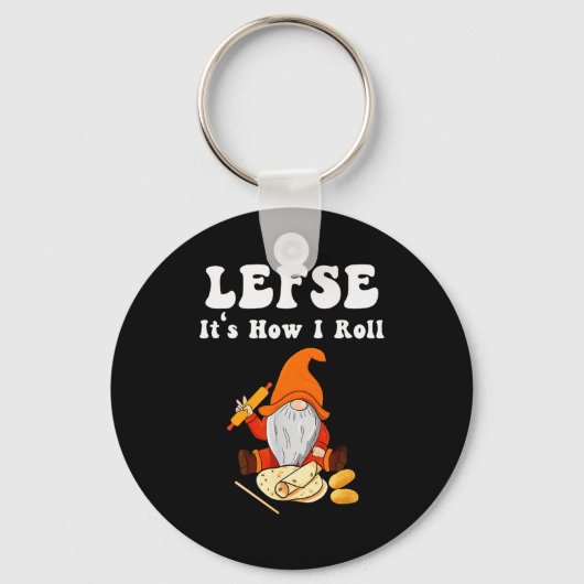 Lefse It's How I Roll Christmas Sleutelhanger (Voorkant)