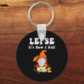 Lefse It's How I Roll Christmas Sleutelhanger (Voorkant)