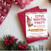 Lefse Making Party Party Uitnodiging