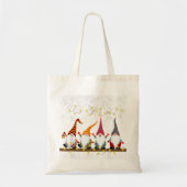 Lefse making rollteam gnome xmas smakeloos kerstfe tote bag (Voorkant)