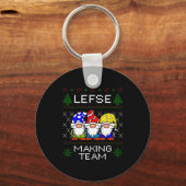 Lefse Making Team Ugly Christmas Sweater  Sleutelhanger (Voorkant)