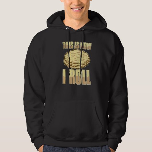 Lefse Norwegian Bread Recipe Maker Flatbrood Rolli Hoodie (Voorkant)