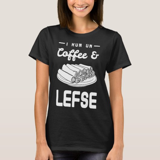 Lefse Norwegian Bread Recipe Maker Flatbrood Rolli T-shirt (Voorkant)
