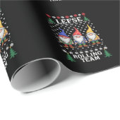 Lefse Rollend Team Kerst Bakken Gnome Kerstmis Cadeaupapier (Rol Hoek)