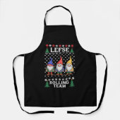 Lefse Rolling Team Christmas Baking Gnome Xmas Schort (Voorkant)
