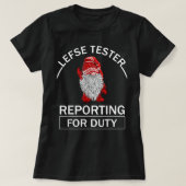Lefse-tester die verslag doet van de duty gnomen g t-shirt (Design voorkant)
