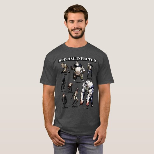 Left 4 Dead Special Infected T-shirt (Voorkant volledig)