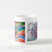 Left and right side of the brain koffiemok (Center)