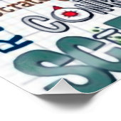 Left and right side of the brain perfect poster (Hoek)