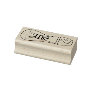 Left Footprint of extraterrestrial rubber stamp Rubberstempel