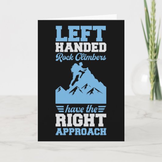 Left Handed Rock Climbers Have The Right Approach  Kaart (Voorkant)