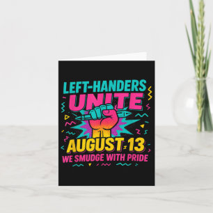 Left Handers Day verliet Southpaw Pride Grappig Au Kaart