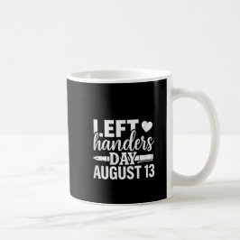 Left Handers Day verliet Southpaw Pride Grappig Au Koffiemok