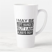 Left Handers Mug Latte Mok (Rechts)