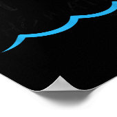 Left It In The Water Baptism Water Splash Black Le Poster (Hoek)