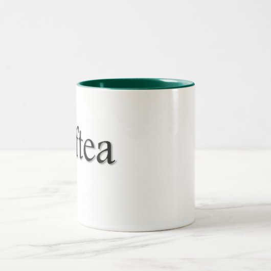 Leftea left Handed Tea Tweekleurige Koffiemok (Center)