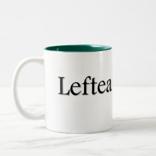 Leftea left Handed Tea Tweekleurige Koffiemok