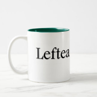 Leftea left Handed Tea Tweekleurige Koffiemok
