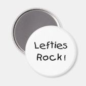 Lefties Rock Magneet (Voorkant / Achterkant)