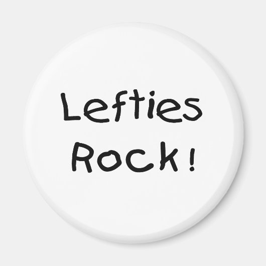 Lefties Rock Magneet (Voorkant)