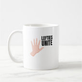 Lefties Unite left Handty Gift Koffiemok (Links)